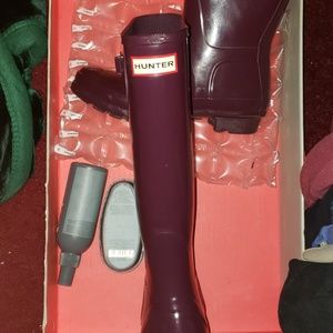 Hunter rain boots